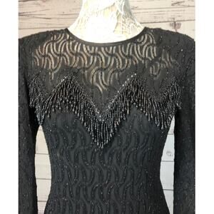 American Vintage Legends fashions L70 Dress black dress with beading small